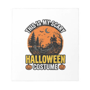 Halloween Kostuum Vintage Griezelen Notitieblok
