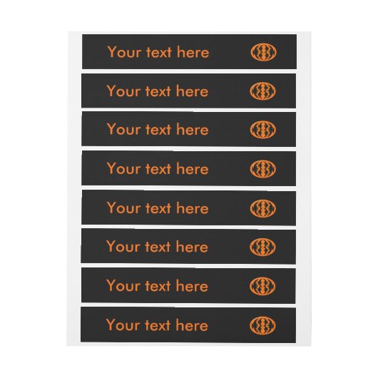 Halloween kraaien  labels omwikkelbaar adreslabel (Vel)