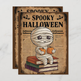 Halloween krant Scrapbook Paper