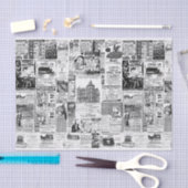  Halloween krantenadvertenties Tissuepapier (Craft)