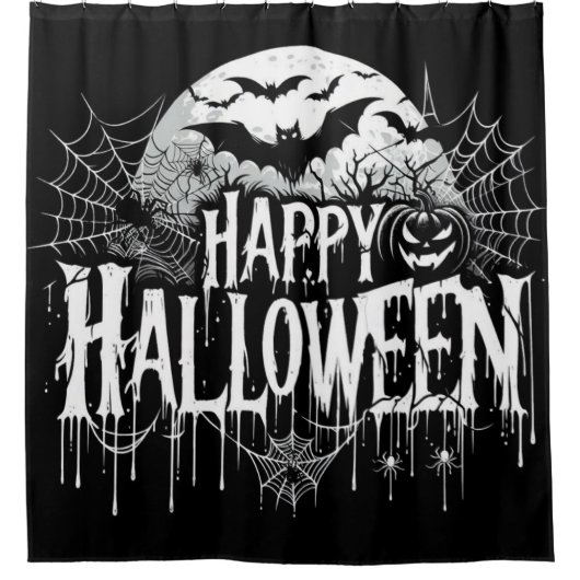 Halloween kunst Douchegordijn (Voorkant)