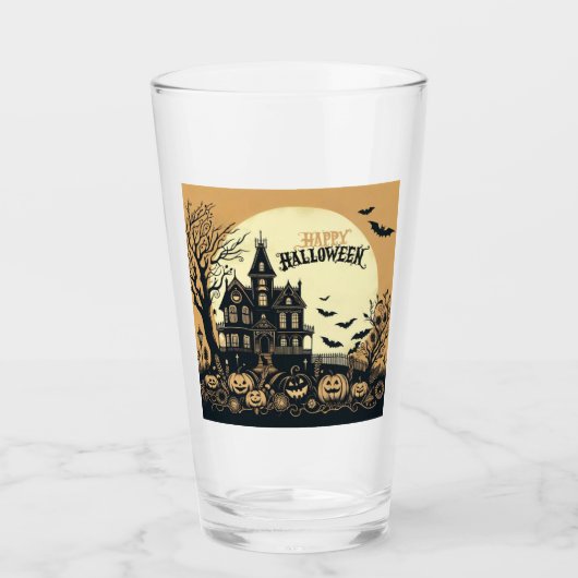  Halloween kunst Glas (Voorkant)