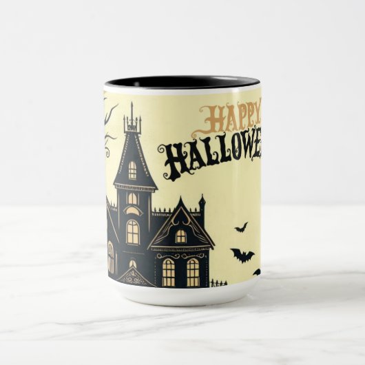 Halloween kunst Mok (Midden)