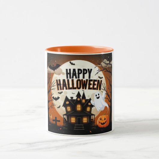 Halloween kunst Mok (Midden)