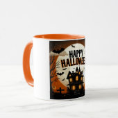 Halloween kunst Mok (Voorkant links)
