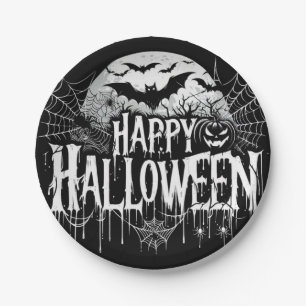 Halloween kunst Papieren Bordje