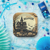  Halloween kunst Papieren Bordje (Feest)