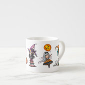 Halloween kunst van Molly Harrison Espresso Kop (Voorkant rechts)