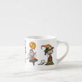 Halloween kunst van Molly Harrison Espresso Kop (Rechts)