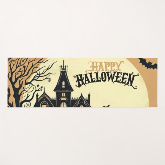 Halloween kunst Yogamat (Voorkant (horizontaal))
