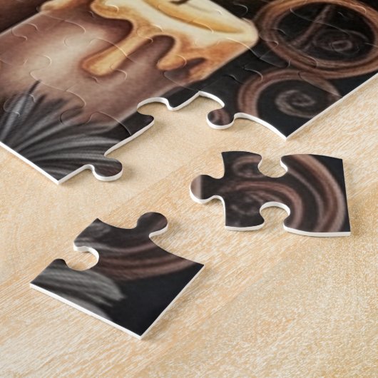 Halloween kunstpuzzel legpuzzel (Zijkant)