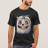 Halloween Kürbis Geist T-shirt (Voorkant)