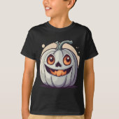 Halloween Kürbis Geist T-shirt (Voorkant)