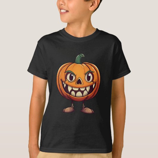 Halloween Kürbis T-shirt (Voorkant)