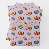 Halloween Kürbisse Inpakpapier Vel (In situ)