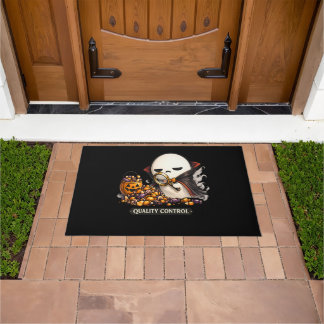 Halloween Kwaliteitscontrole Schattige Vampier Deurmat