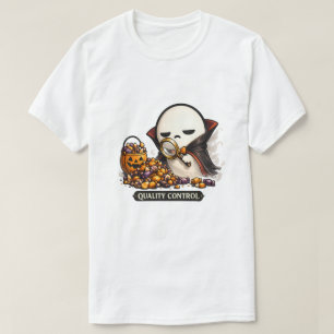 Halloween Kwaliteitscontrole Schattige Vampier T-shirt