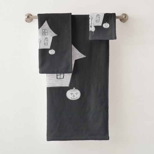 Halloween la nuit avec Haunted House, chauves-sour (En situation)