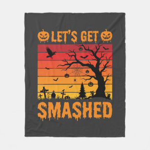 Halloween Laat Ons Verbrijzelen Geheime Begraafpla Fleece Deken