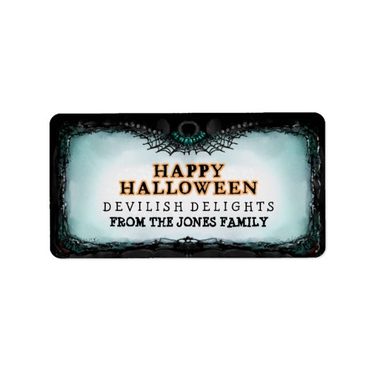 Halloween Label Happy Halloween - Treats Label (Voorkant)