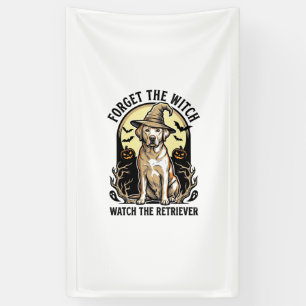 Halloween Labrador Heks Vintage Retriever Hond Des Spandoek