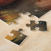 Halloween Labrador met pompoenen eng Legpuzzel (Zijkant)