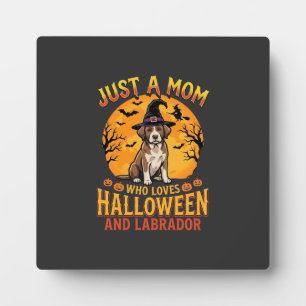 Halloween Labrador Moeder Heks Hond Ontwerp_1 Fotoplaat