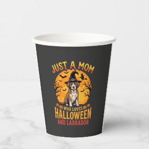Halloween Labrador Moeder Heks Hond Ontwerp_1 Papieren Bekers