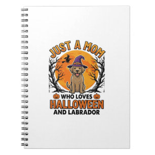 Halloween Labrador Moeder Vintage Hondenontwerp_1 Notitieboek