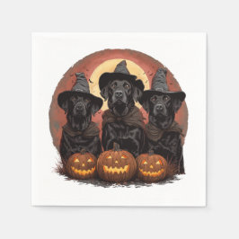 Halloween Labrador Retriever Honden Heksenhonden P Servet