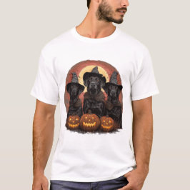 Halloween Labrador Retriever Honden Heksenhonden P T-shirt
