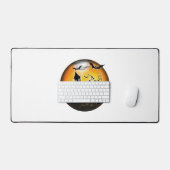 Halloween landschap bureaumat (Keyboard & Muis)