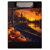 Halloween Landschap Twee Klembord (Voorkant)
