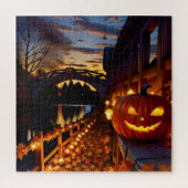 Halloween Landschap Vier Legpuzzel (Verticaal)