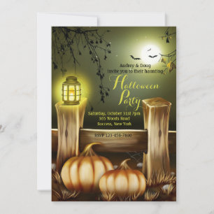 Halloween Lantaarn Uitnodiging