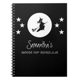 Halloween-laptop omdraaien, zwart notitieboek
