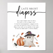 Halloween Late Night Luiers Poster (Voorkant)