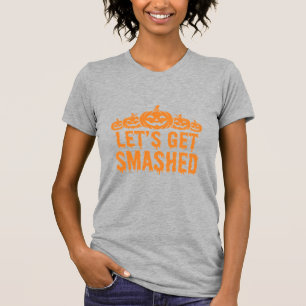 Halloween Laten we Pompoen Kraken T-shirt