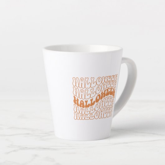Halloween Latte Mok (Rechterhoek)
