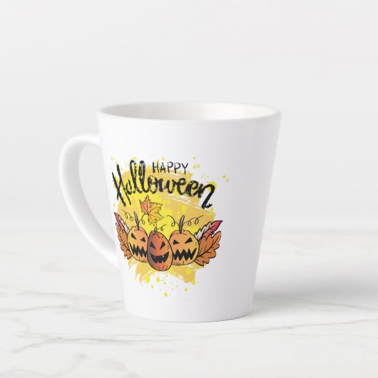 Halloween Latte Mug (Angle gauche)