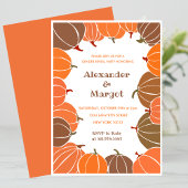 Halloween le genre révèle les invitations Citrouil