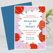 Halloween le genre révèle les invitations Citrouil