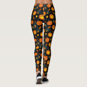 Halloween Leggings citrouille et Spider Webs (Dos)