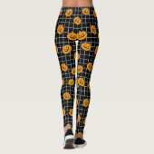 Halloween Leggings Citrouilles, noirs, orange et g (Dos)