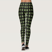 Halloween Leggings Cute Zombie Leggings (Dos)