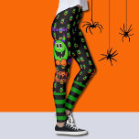 Halloween Leggings Little Monsters Pantalon de l'e<br><div class="desc">Tout sur les joyeux petits monstres d'Halloween,  leggings</div>