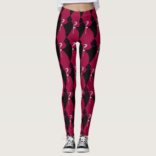 Halloween Leggings Reaper Grim (Devant)