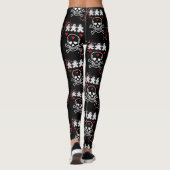 Halloween Leggings, schedel Leggings (Achterkant)