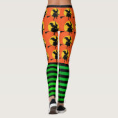 Halloween Leggings sorcières femmes Pantalons de Y (Dos)
