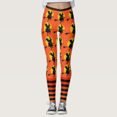 Halloween Leggings sorcières femmes Pantalons de Y (Devant)